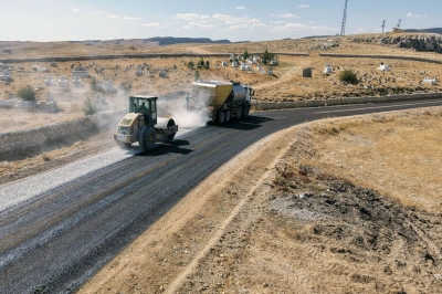 Kahramanmaraş B&uuml;y&uuml;kşehir&rsquo;den Afşin&rsquo;e Dev Yol Yatırımı