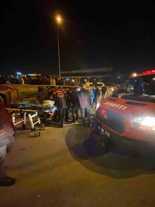 Kahramanmaraş&rsquo;ta 3 ara&ccedil;lı zincirleme trafik kazası: 5 yaralı
