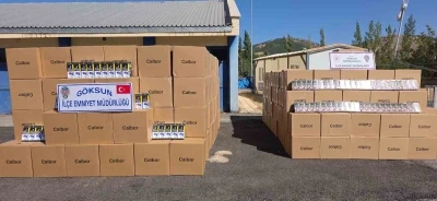 Kahramanmaraş&rsquo;ta 6 milyon adet makaron yakalandı