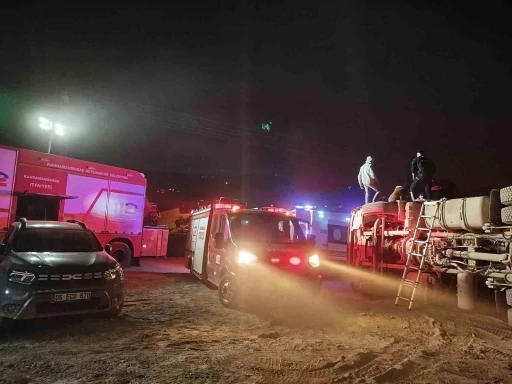 Kahramanmaraş&rsquo;ta kamyon kazası: 1 yaralı
