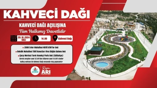 Kahveci dağı orman parkı hizmete a&ccedil;ılıyor
