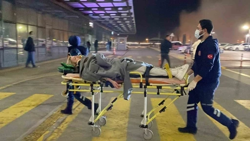 Kaldırımdan 10 metre aşağıdaki toprak zemine d&uuml;şen kadın yaralandı
