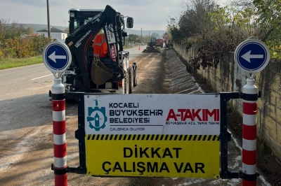 Kandıra&rsquo;da Yağmur Suyu Kanalları Temizlendi