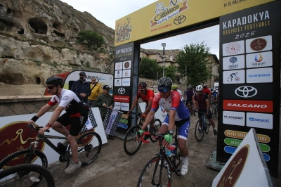 Kapadokya Bisiklet Festivali B&uuml;y&uuml;k S&uuml;r&uuml;ş ile Start Aldı