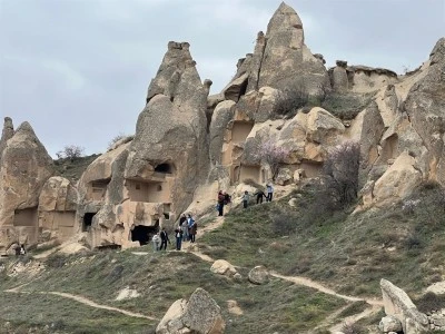 Kapadokya'da 'bayram tatili' yoğunluğu