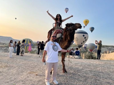 Kapadokya&rsquo;da bayram yoğunluğu