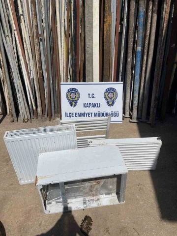 Kapaklı&rsquo;da kalorifer peteği hırsızı yakalandı
