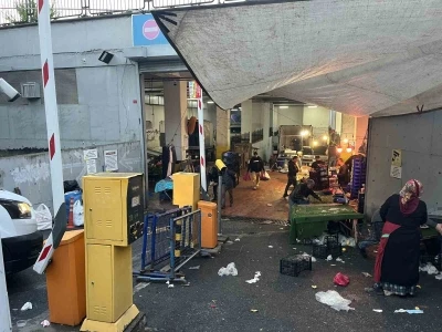 Kapalı pazar yeri havalandırmasına biber gazı sıkıldı!