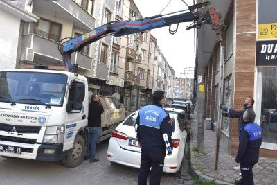 Karacabey'de tek y&ouml;n uygulaması başladı! 
