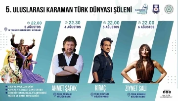 Karaman 5. Uluslararası Karaman T&uuml;rk D&uuml;nyası Ş&ouml;leni&rsquo;ne hazırlanıyor
