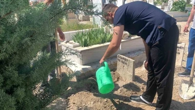 Karaman&rsquo;da hastane tuvaletinde &ouml;l&uuml; doğan 5 aylık bebek defnedildi
