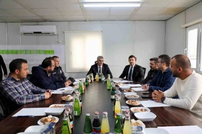 Karaman-Ulukışla Hızlı Tren Hattı&rsquo;nda saha incelemesi
