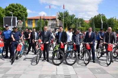 Karapınar&rsquo;da "Spor i&ccedil;in pedalları &ccedil;evir" etkinliği

