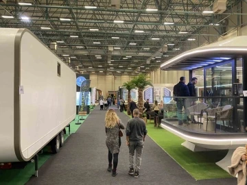 Karavanist Fuarı&rsquo;nda vatandaşlardan Tiny Housler&rsquo;a yoğun ilgi
