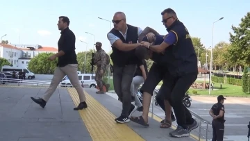 Karısını &ouml;ld&uuml;r&uuml;p ka&ccedil;an Hasan Dim, geniş g&uuml;venlik &ouml;nlemleriyle adliyeye sevk edildi
