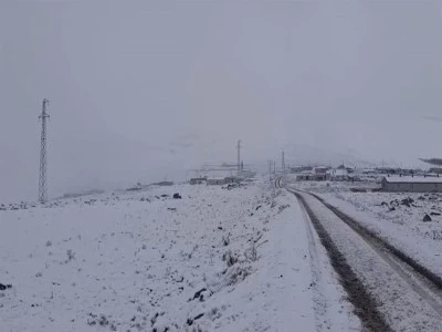 Kars ve Ardahan'da kar yağışı etkili oldu