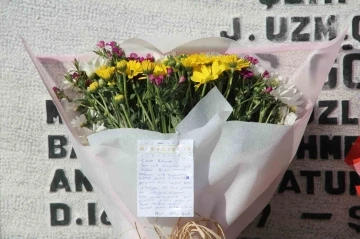 Katılacağı yarışma i&ccedil;in yaşadığı heyecanını şehit babasıyla b&ouml;yle paylaştı
