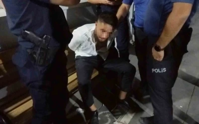 Kayınbiraderine kızdı, hastane &ouml;n&uuml;nde havaya ateş a&ccedil;tı