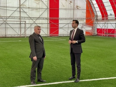 Kaymakam Aslan&rsquo;danh halısaha incelemesi
