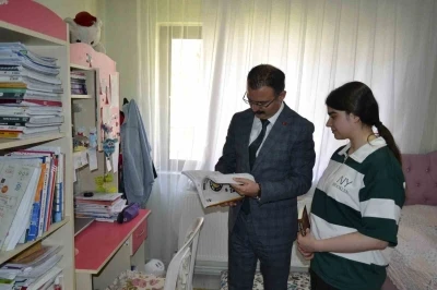 Kaymakam Ateş, &ouml;ğrencilerin misafiri oldu
