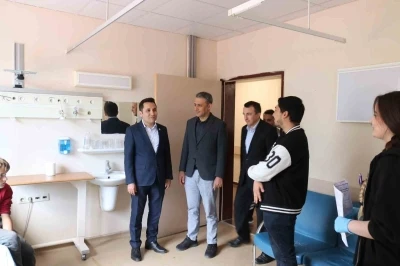 Kaymakam Bildirici&rsquo;den eğitim ve sağlık kurumlarına ziyaret
