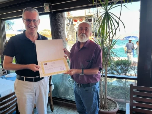 Kaymakam Ertaş&rsquo;tan teşekk&uuml;r belgesi
