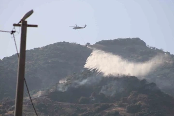 Kaynaktan &ccedil;ıkan kıvılcım 50 d&ouml;n&uuml;m araziyi yaktı
