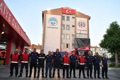 Kayseri B&uuml;y&uuml;kşehir'den Manisa'ya Yangınla M&uuml;cadele Desteği