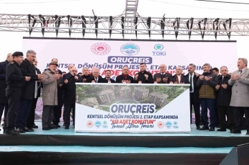 Kayseri B&uuml;y&uuml;kşehir, Oru&ccedil;reis&rsquo;i d&ouml;n&uuml;şt&uuml;r&uuml;yor: 618 konutun temeli atıldı
