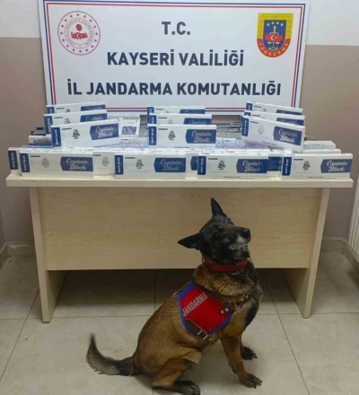 Kayseri&rsquo;de bin 400 paket ka&ccedil;ak sigara yakalandı

