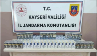 Kayseri&rsquo;de ka&ccedil;ak sigara operasyonu