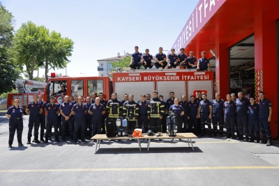 Kayseri İtfaiyesi'nin Teknolojik ve Teknik Kapasitesi G&uuml;&ccedil;leniyor