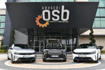 Kayseri OSB ara&ccedil; filosuna 3 yeni elektrikli ara&ccedil; katıldı
