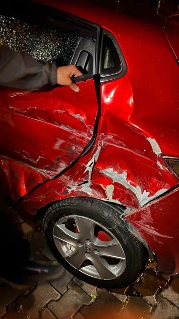 Kaza sonrası olay yerinden ayrılan s&uuml;r&uuml;c&uuml; ifadesi alınmak &uuml;zere emniyete g&ouml;t&uuml;r&uuml;ld&uuml;