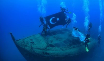 Kemer'in su altı g&uuml;zellikleri