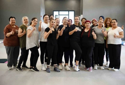 Kepezlilerden aerobik ve pilates kurslarına b&uuml;y&uuml;k ilgi
