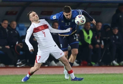 Kerem Akt&uuml;rkoğlu, milli takımdaki 15. gol&uuml;n&uuml; kaydetti