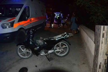 Keşan&rsquo;da ehliyetsiz s&uuml;r&uuml;c&uuml; motosikleti ile polisten ka&ccedil;arken d&uuml;şt&uuml;
