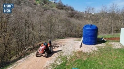 Kestel Belediyesi, 4 kırsal mahalleye 20 tonluk su deposu kazandırdı