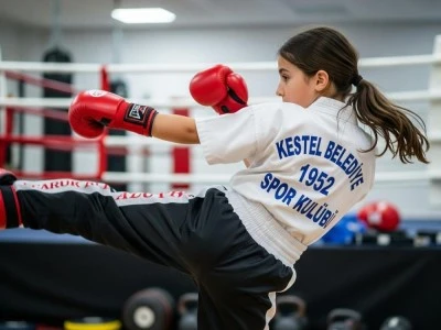 Kestel Belediyesi'nde Kış Spor Okulları'nda yeni d&ouml;nem başladı