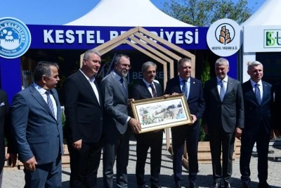 Kestel Belediyesi Uluslararası Peyzaj, S&uuml;s Bitkileri, Bah&ccedil;e Sanatları ve Ekipmanları Fuarı'nda yer aldı