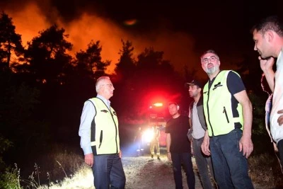Kestel'de eşg&uuml;d&uuml;m, teknoloji ve dayanışmayla yangının &ouml;n&uuml; kesildi