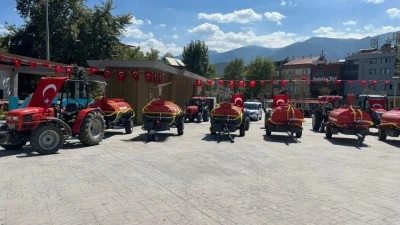 Kestel'in orman k&ouml;ylerine, itfaiye te&ccedil;hizatlı su tankerlerine kavuştu