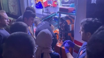 Kilis&rsquo;te evini yakan ve kendine zarar veren kişiyi polis ekipleri kurtardı
