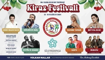 Kiraz Festivali sanat&ccedil;ıları belli oldu
