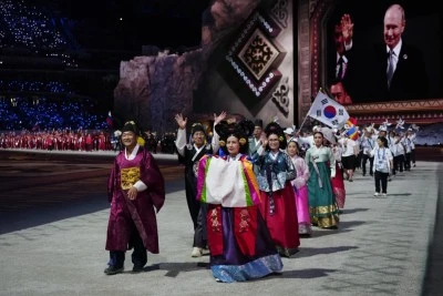 Kırgızistan'da 6. D&uuml;nya G&ouml;&ccedil;ebe Oyunları'ndan g&ouml;rkemli a&ccedil;ılış