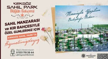 Kırkg&ouml;z Sahil Park D&uuml;ğ&uuml;n Bah&ccedil;esi a&ccedil;ılış i&ccedil;in g&uuml;n sayıyor
