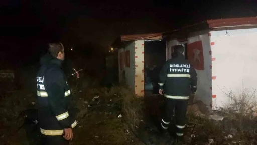 Kırklareli&rsquo;nde ev yangını: 1 yaralı

