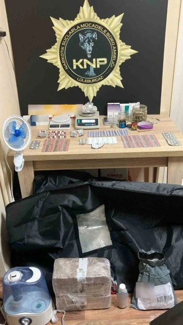 Kırklareli&rsquo;nde uyuşturucu operasyonu
