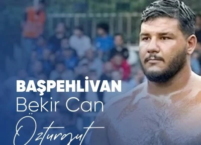 Kırkpınar'da Başpehlivan Bursa B&uuml;y&uuml;kşehir'den Bekir Can &Ouml;zturgut !